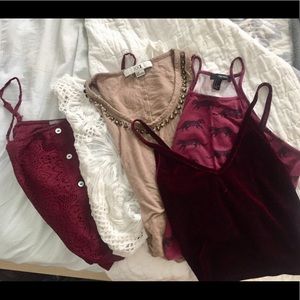 Forever 21 + Charlotte Russe Crop Tops